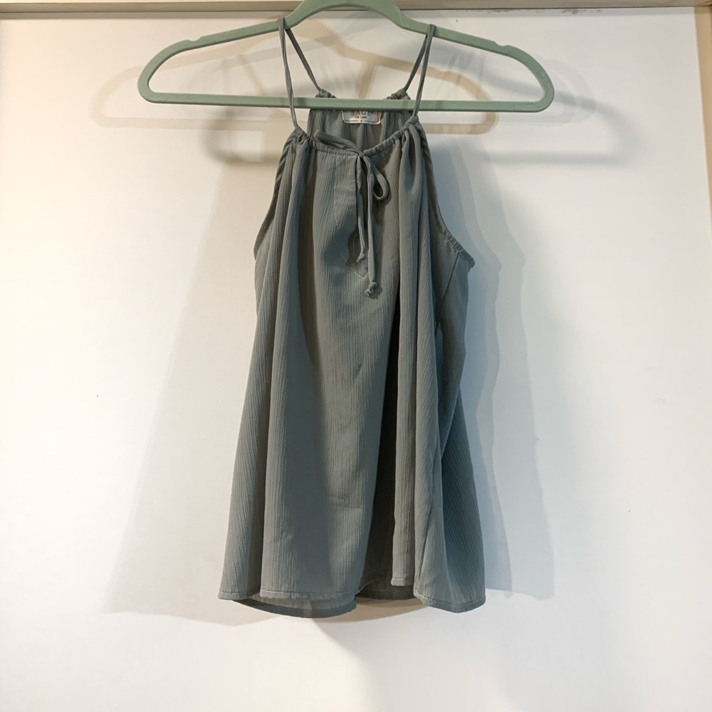 Sage the Label Olive Top